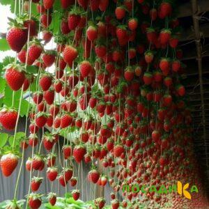 Клубника ампельная Анастасия купить по цене от 370р. в интернет-магазине «Посадика» с доставкой почтой в в Инкермане и по всей России – [изображение №1].